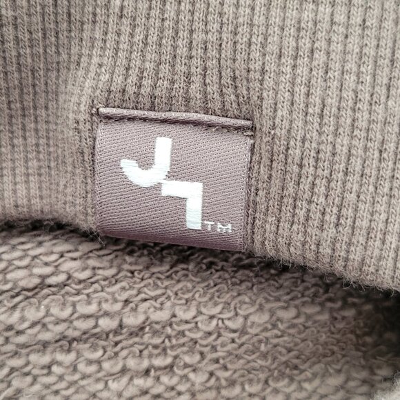 JoyLab Taupe Neutral Longline Zip Up Hooded Jacket Oversized Relaxed Fit NEW - Picture 11 of 15